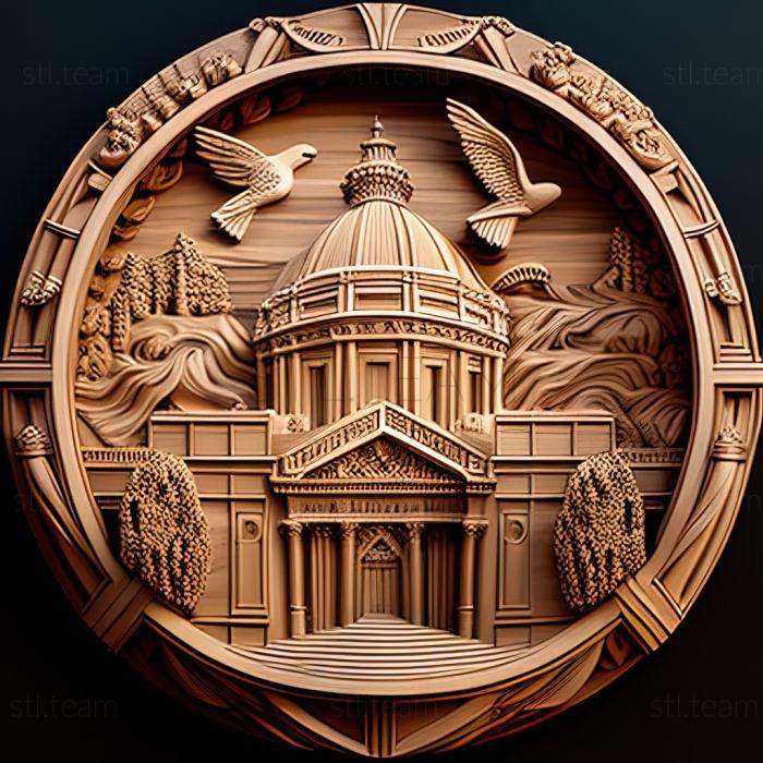 3D model Vatican City (STL)